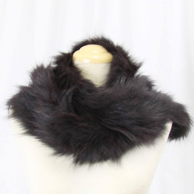 毛皮/フォックス/ファー　 フォックス  編み込み ニッティング ロングマフラー ショール リアルファーレディース『クリックポストご指定で送料無料』 |  | 18