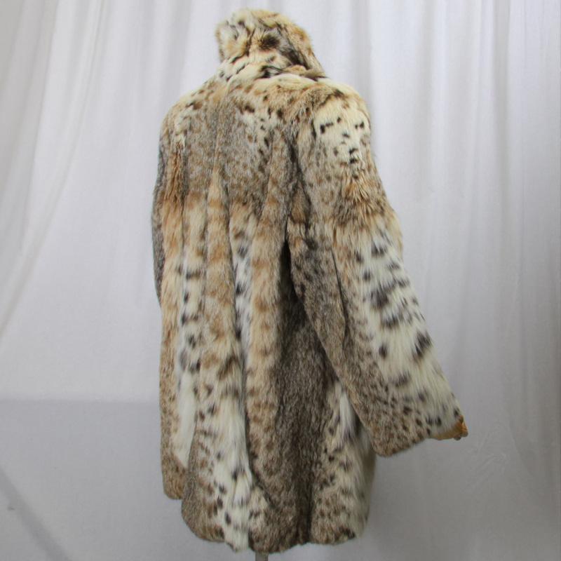 毛皮/リンクス/ファー/リンクスコート リアルファー レディース : 毛皮