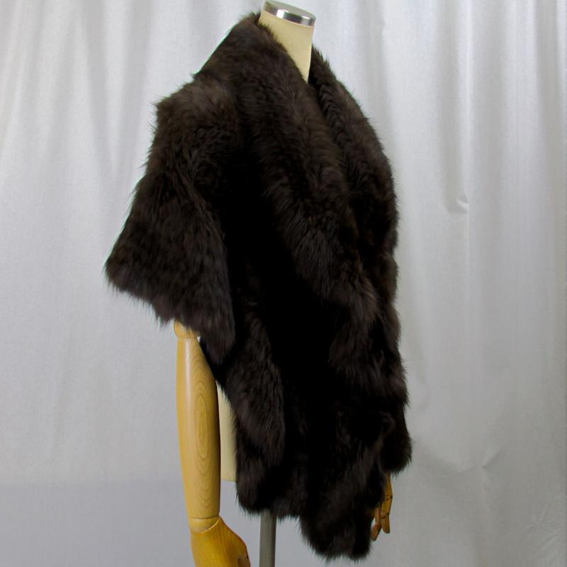 毛皮/ファー/セーブル/ソボル/ロシアンセーブル ショール ケープ