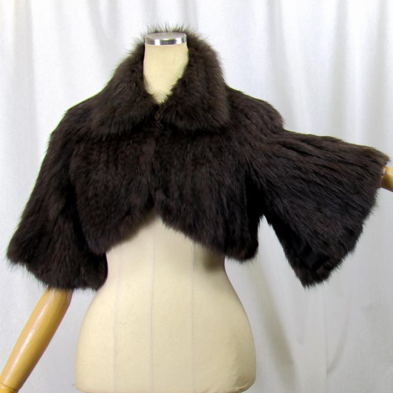 毛皮ケープ　リアルファー 楽天市場】フォックスファーケープ ケープ レディース 天然色 現品限