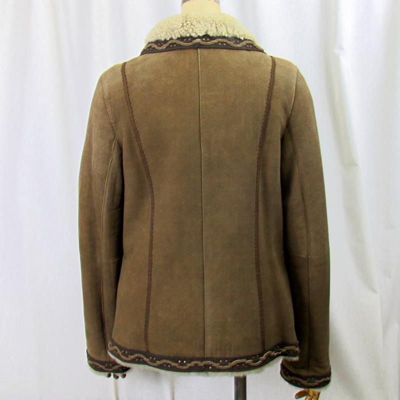 毛皮/ムートン/羊革/ムートン ジャケット/リアルファー ムートンジャケット /１枚革/ダブルフェイス |  | 03