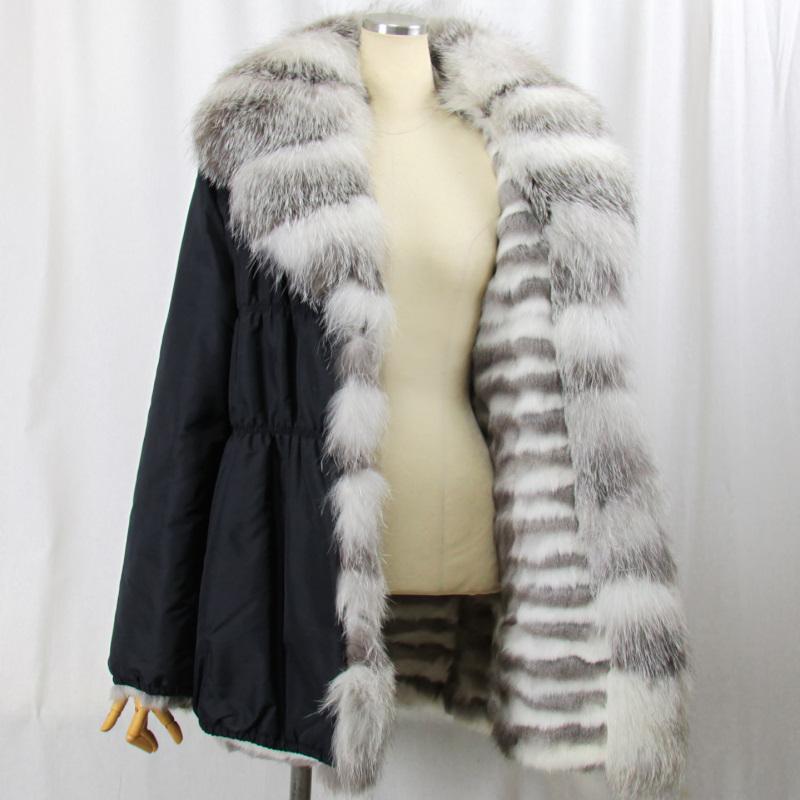 毛皮/ロシアリス/フォックス/リバーシブルコート　ロシアリスリバーシブルコート　リアルファー　　 |  | 05