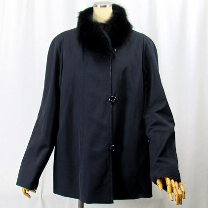 毛皮/フォックス/カシミヤ(100％) フォックスカラー ポリ×カシミヤ