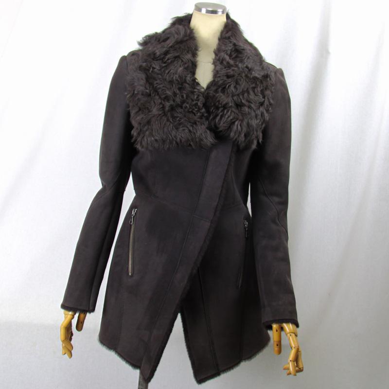 毛皮/ムートン/羊革/チベットラム/ムートン チベットラムカラーコート