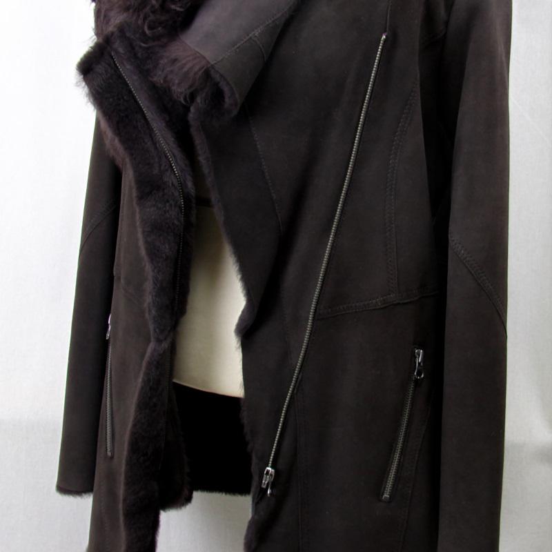 毛皮/ムートン/羊革/チベットラム/ムートン チベットラムカラーコート