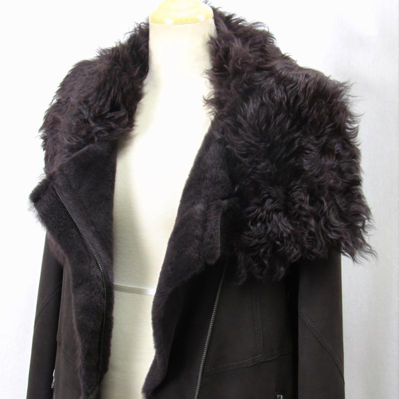 毛皮/ムートン/羊革/チベットラム/ムートン チベットラムカラーコート
