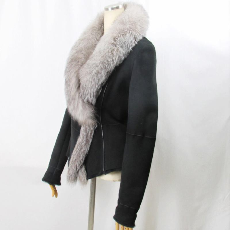 毛皮/ムートン/フォックス/羊革/ブルーフロストフォックス/ムートン