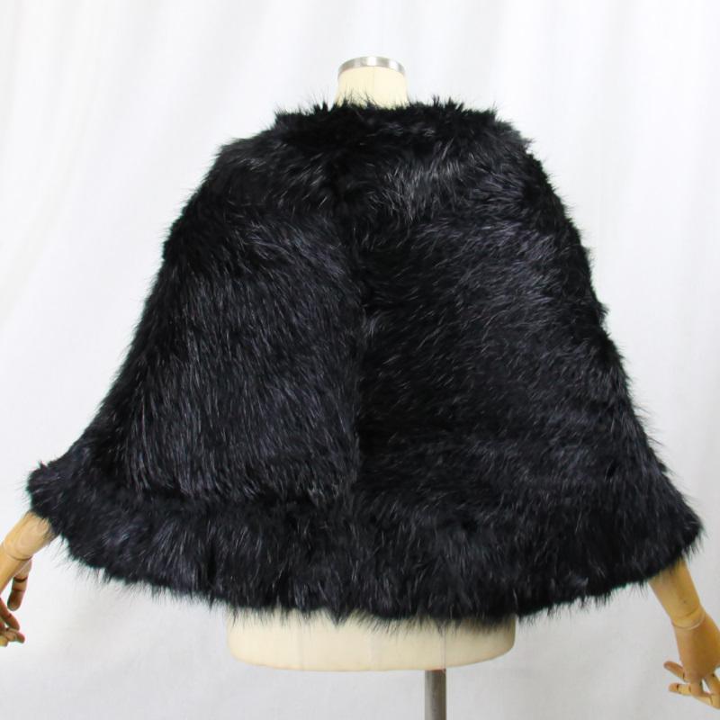 毛皮/ビーバー/ニッティング/ケープ/ショール/ビーバーニッティングケープ リアルファー レディース |  | 07