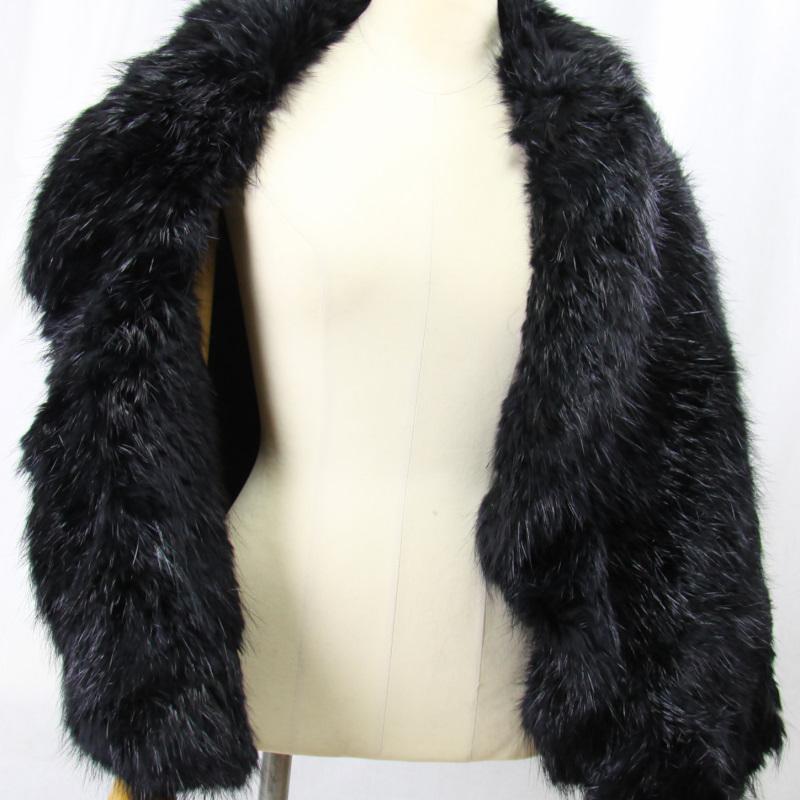 毛皮/ビーバー/ニッティング/ケープ/ショール/ビーバーニッティングケープ リアルファー レディース |  | 09