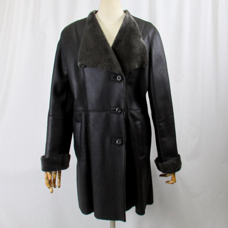 毛皮/ムートン/羊革/メリノ羊/ムートンコート/リアルファー ムートン