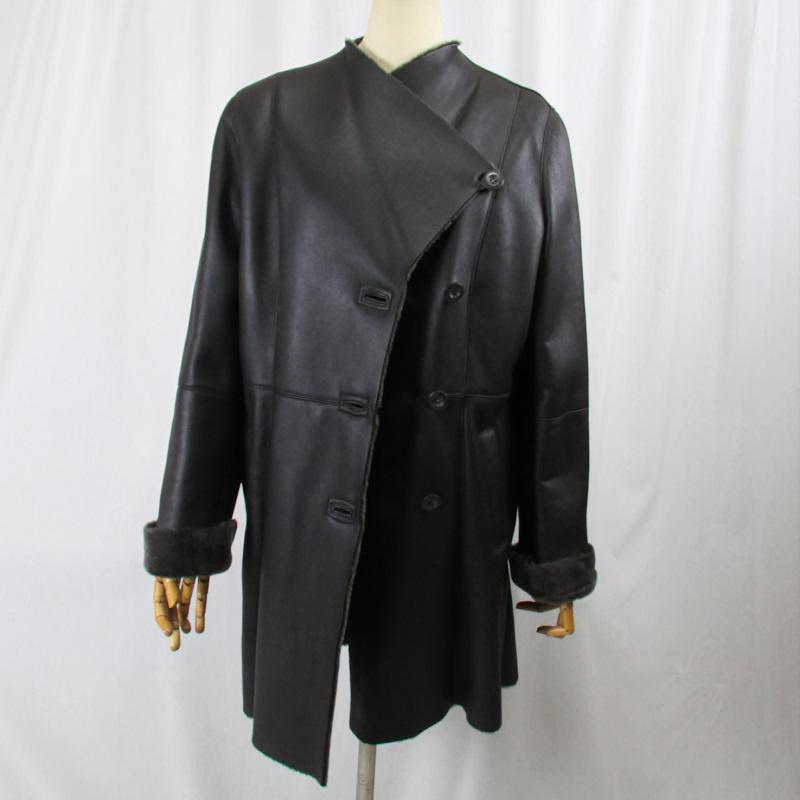 毛皮/ムートン/羊革/メリノ羊/ムートンコート/リアルファー ムートン