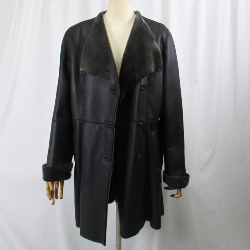 毛皮/ムートン/羊革/メリノ羊/ムートンコート/リアルファー ムートン