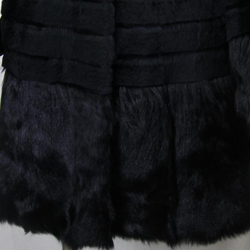 LL ブルーフォックス キッドラム ラビット レザージャケット 毛皮