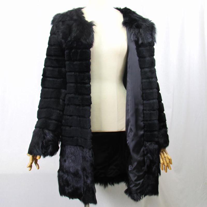 LL ブルーフォックス キッドラム ラビット レザージャケット 毛皮