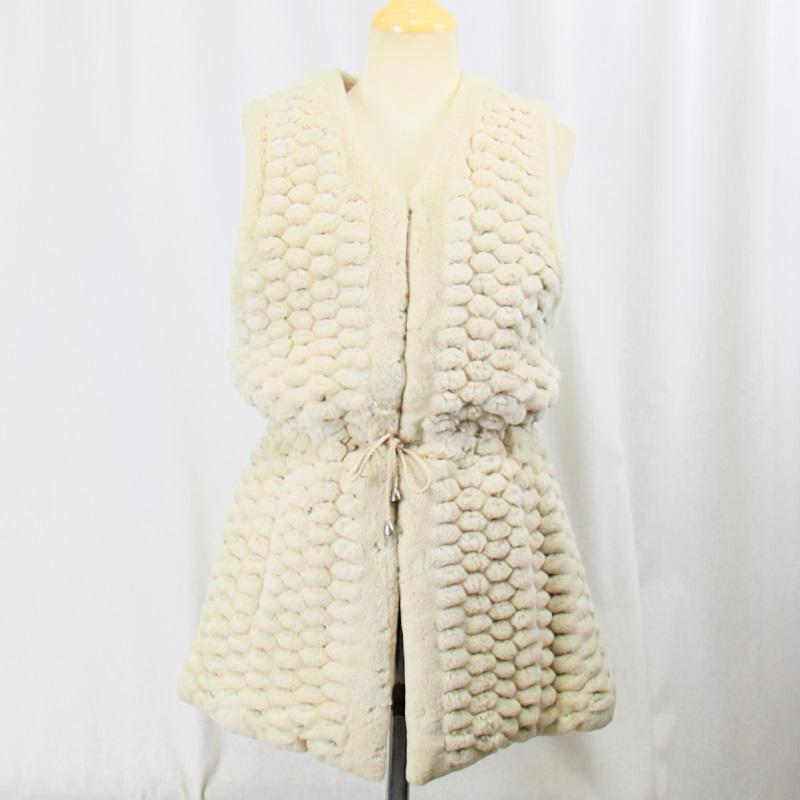 毛皮/レッキス/リアルファー/レッキスラビット　ロングベスト　 レディース |  | 13