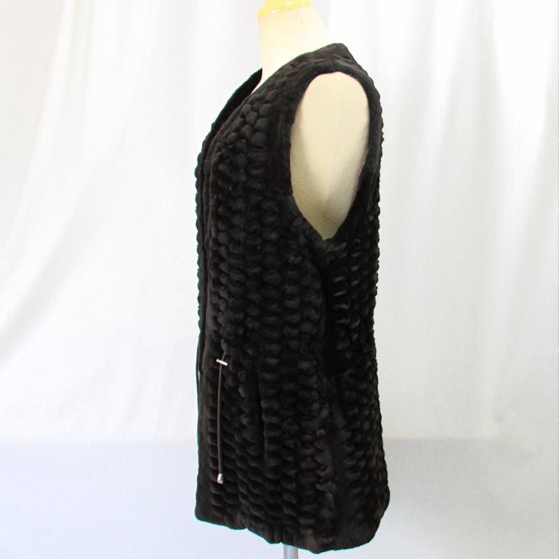 毛皮/レッキス/リアルファー/レッキスラビット　ロングベスト　 レディース |  | 03