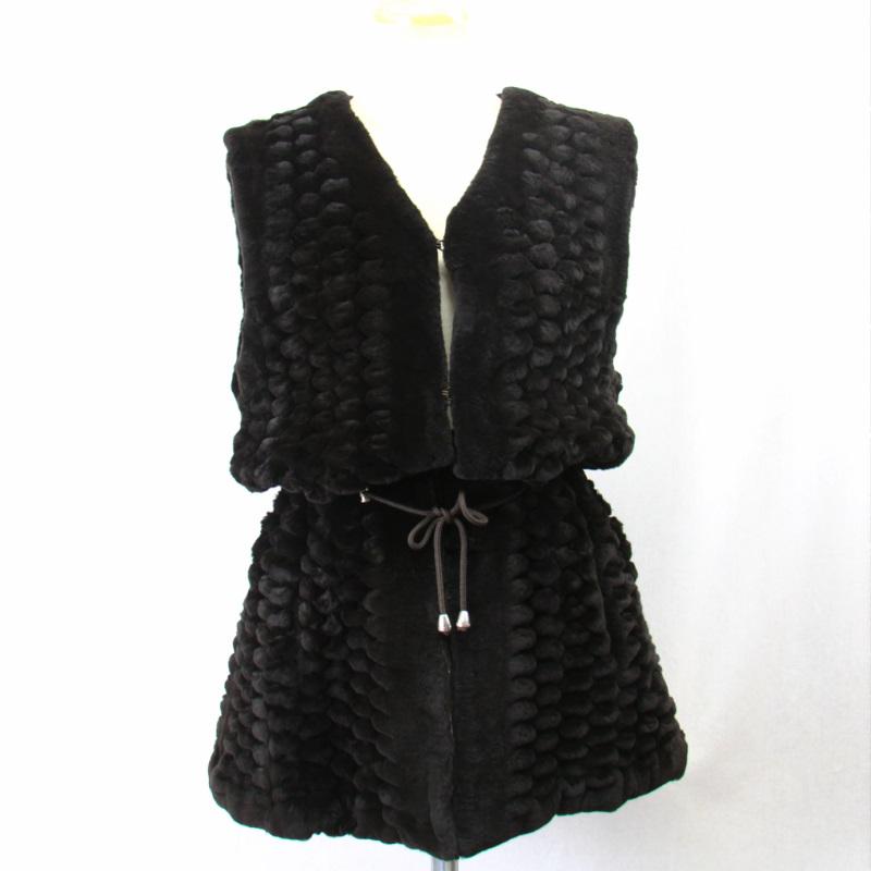 毛皮/レッキス/リアルファー/レッキスラビット　ロングベスト　 レディース |  | 06