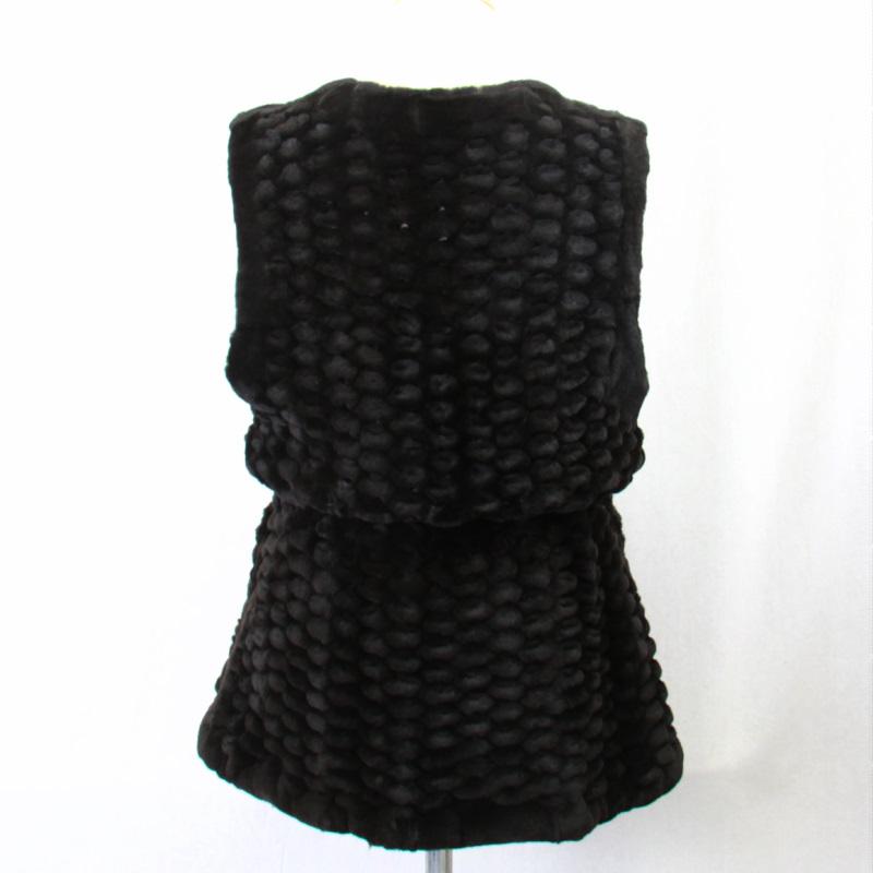 毛皮/レッキス/リアルファー/レッキスラビット　ロングベスト　 レディース |  | 08