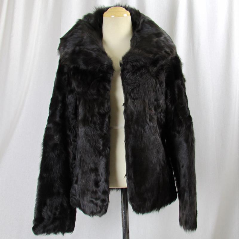 毛皮/チッキャンラム/羊革/ジャケット/リアルファー チッキャン