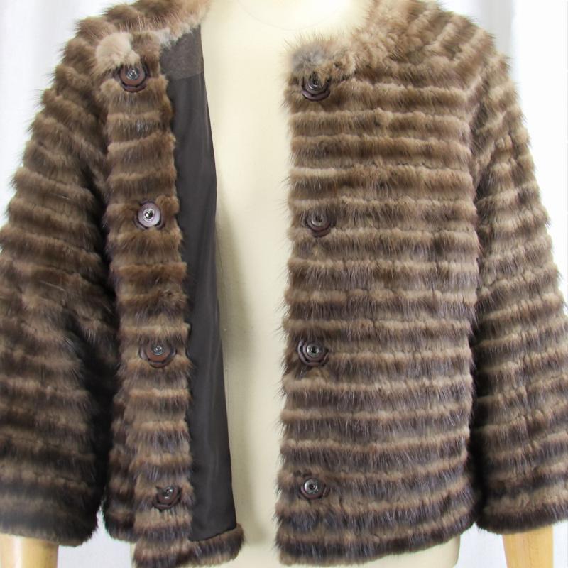 【美品】 サガミンク SAGASELECTED MINK デミバフミンク ロング 美品】 サガミンク SAGASELECTED MINK デミバフミンク ロング