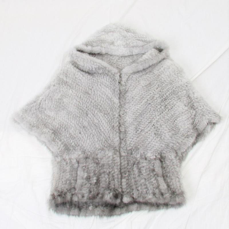 毛皮/ミンク/サファイアミンク/ファー/ケープ/ボレロ 袖付ケープ