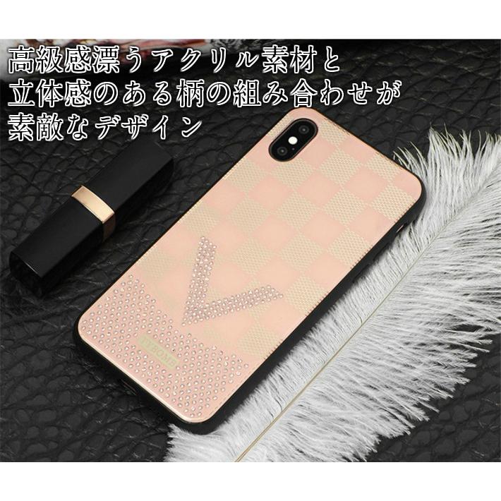 iphoneケース スマホケース アイフォンケース ラインストーン ストーン デコ クリスタル スワロフスキー チェック柄 スクエア柄 ステンドグラス柄 |  | 05