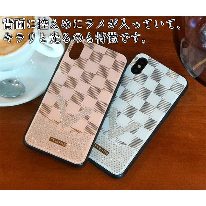 iphoneケース スマホケース アイフォンケース ラインストーン ストーン デコ クリスタル スワロフスキー チェック柄 スクエア柄 ステンドグラス柄 |  | 06