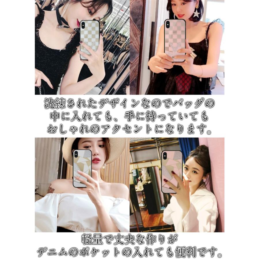 iphoneケース スマホケース アイフォンケース ラインストーン ストーン デコ クリスタル スワロフスキー チェック柄 スクエア柄 ステンドグラス柄 |  | 07