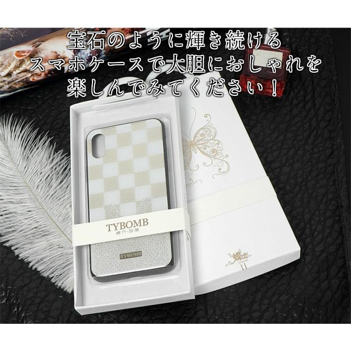 iphoneケース スマホケース アイフォンケース ラインストーン ストーン デコ クリスタル スワロフスキー チェック柄 スクエア柄 ステンドグラス柄 |  | 08