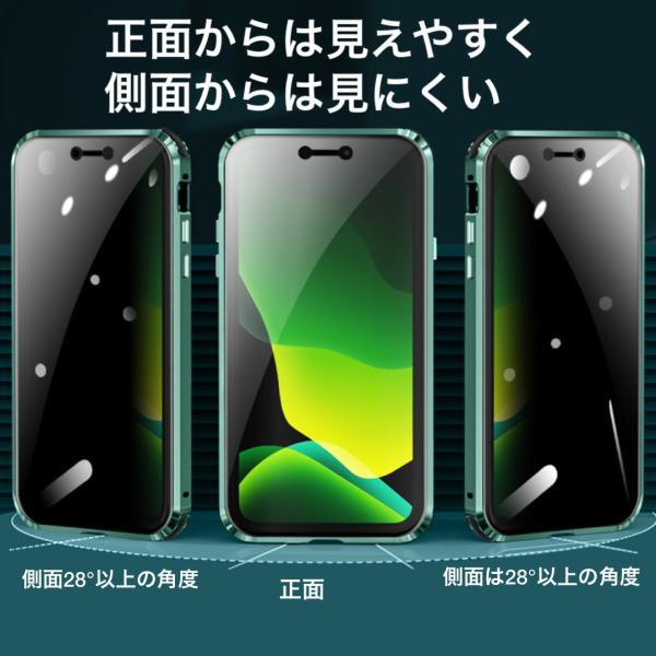 iphone13ケース 12 pro  12mini iphone14  14pro  pro max覗き見防止 カメラレンズカバー一体型 ロック機能付 四隅TPU素材 前面強化ガラス フルカバー |  | 04