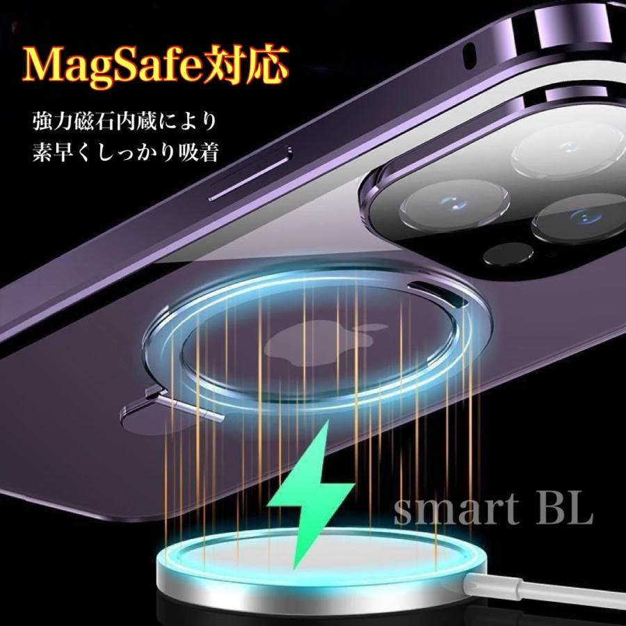 【MagSafe 対応 覗き見防止 スタンド付き  カメラレンズカバー一体型 】iphone ケース  iphone15 ケース 15pro 15 pro max 14 14pro ケース14 pro max  14plus｜smart-bl｜06