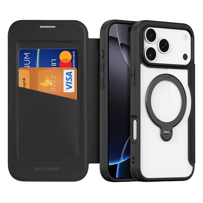 手帳型  iphone17 17Air 17pro max iphone16 ケース 16pro max 16plus  スマホケース 軽量 フルカバーケース カード収納 MagSafe対応 回転 リング付き | Apple | 17