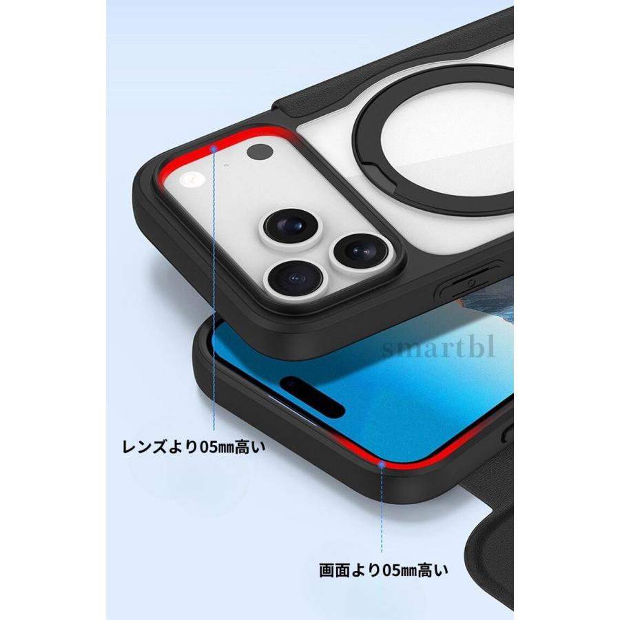 手帳型  iphone17 17Air 17pro max iphone16 ケース 16pro max 16plus  スマホケース 軽量 フルカバーケース カード収納 MagSafe対応 回転 リング付き | Apple | 12