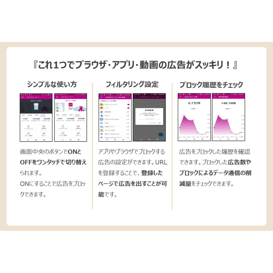 【1ヶ月版】広告ブロック（M）