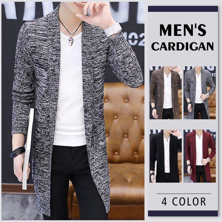 ファッション 男女兼用 カーディガン メンズ ロング丈 カーディガン 長袖 ニットカーディガン 無地 アウター 羽織 コート トップス ゆったり 大きいサイズ Ew3xp2byxl Www Slnb In