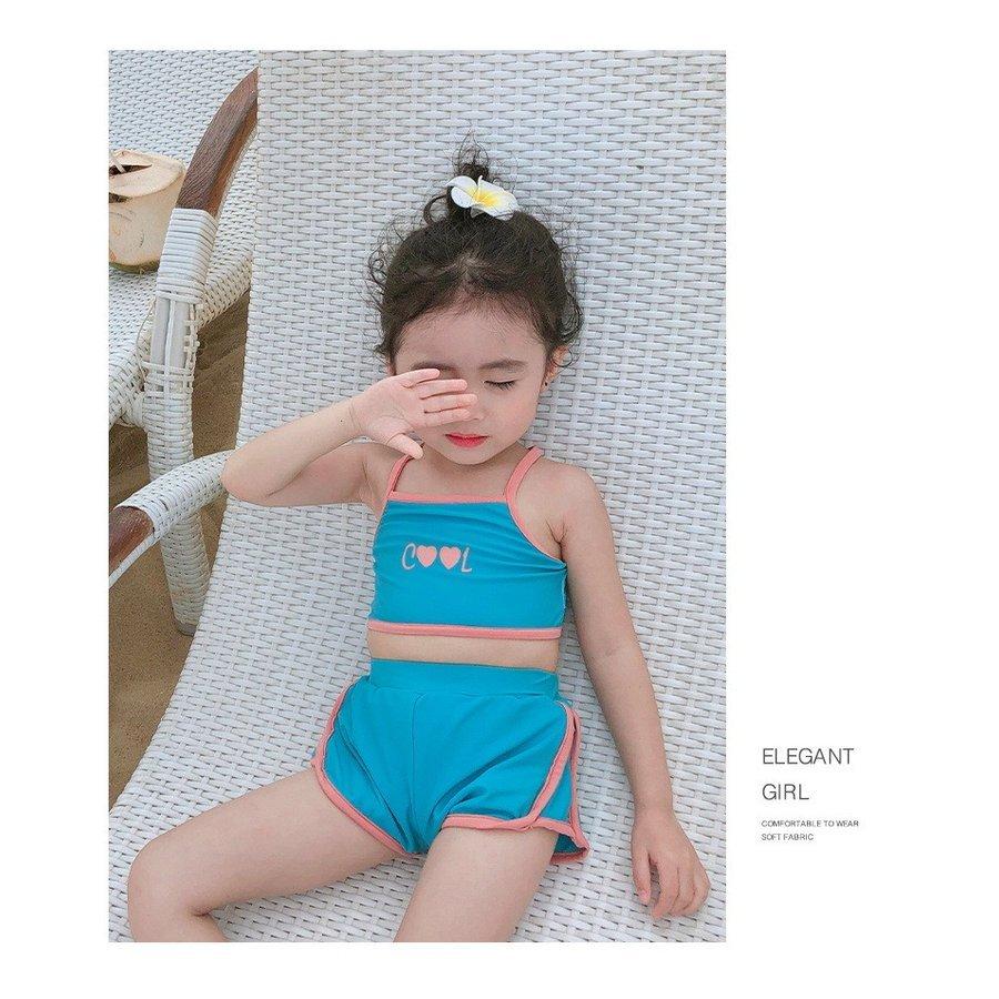 水着 韓国子供服 女の子 セパレート ベビー水着 夏物 人気 キッズ 水着セット 可愛い ハワイ スイムウェア 2点セット 90 100 110 1 130 Smart F0616 Ljy Smileshop 通販 Yahoo ショッピング