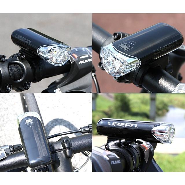 自転車 ライト HL-EL145 URBAN キャットアイ CATEYE フロントライト 前照灯 800cd 50lm 電池｜smart-factory｜03