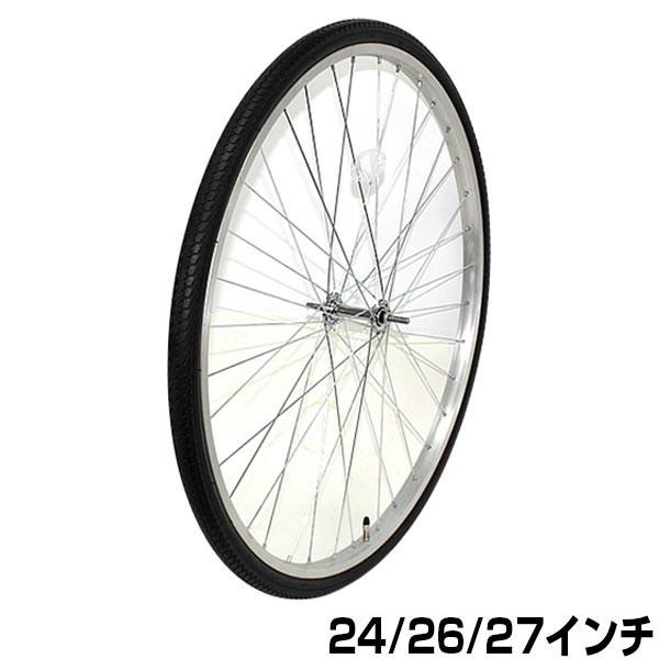 自転車 前輪 P3倍最終日 タイヤ ホイール セット 20インチ 26インチ 27インチ 完組み フロントホイール｜smart-factory｜02