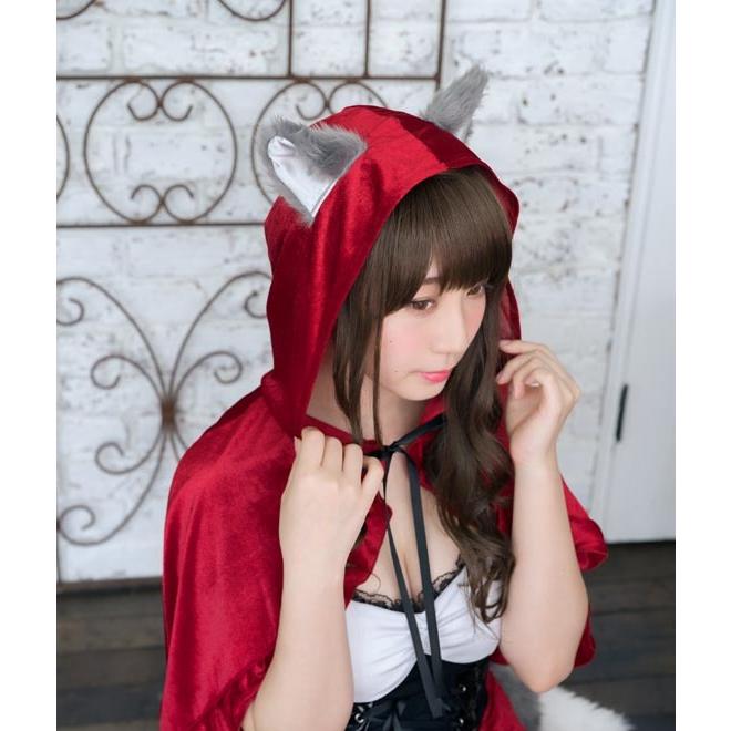 ハロウィン コスプレ ハロウィン】レースアップオオカミセットアップ 【コスプレ8点