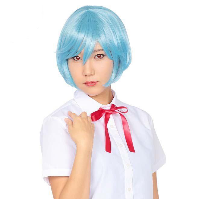 コスプレ かつら カツラ ウィッグ カツランド アニメショート ショートヘアー ショートボブ 水色 ブルー アクア スカイ 美少女 変装 衣装 コスチューム 自転車通販 スマートファクトリー 通販 Paypayモール