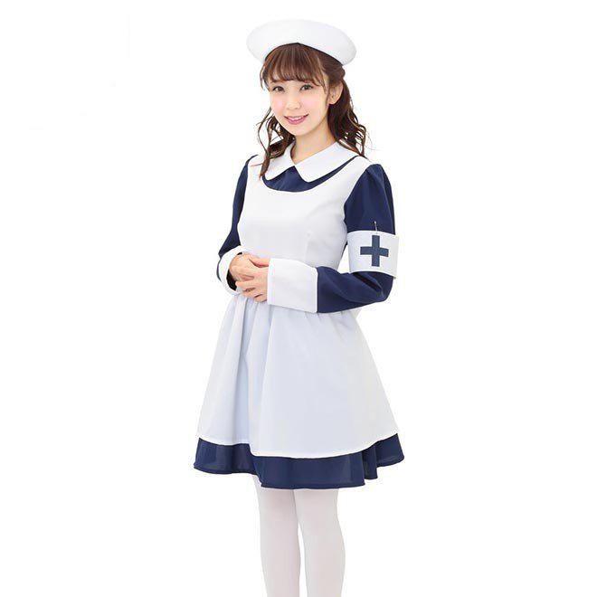 ハロウィン コスプレ ナース フローレンス ナース服 レトロ クラシック