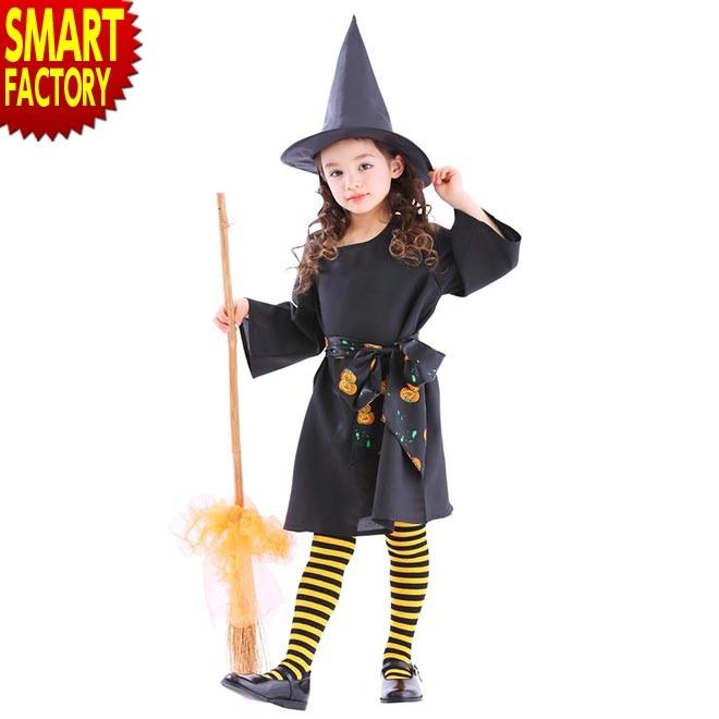 ハロウィン コスプレ ベイシック ウィッチ キッズ 140 魔女 魔法使い コスプレ コスチューム 女の子 子供 自転車通販 スマートファクトリー 通販 Paypayモール
