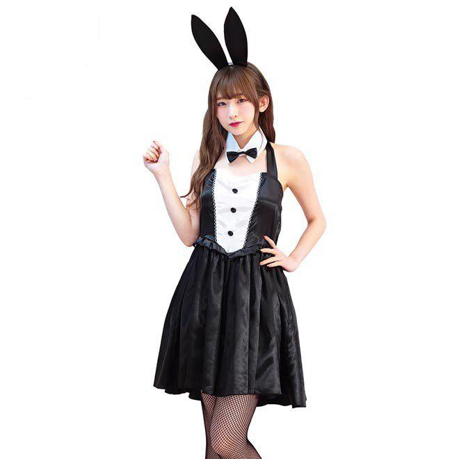 ハロウィン コスプレ TG バニーガール ディーラー ギャンブル スカート