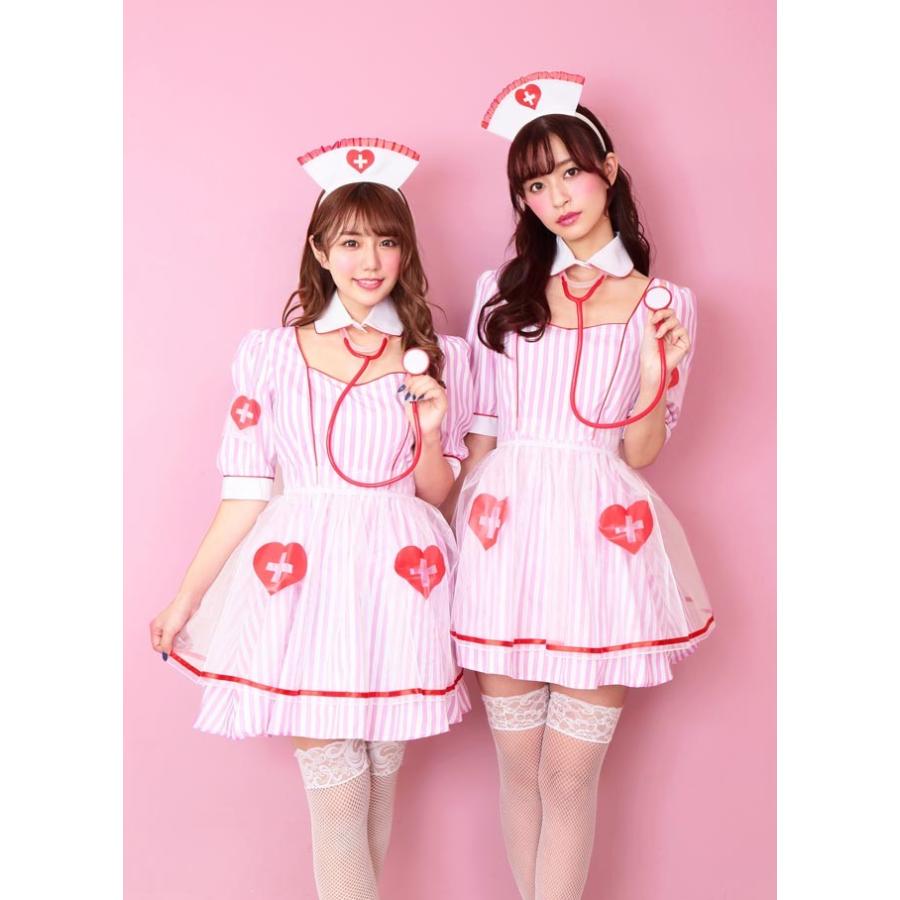 ハロウィン コスプレ コケティッシュガーリー ピンクソーダ ナース