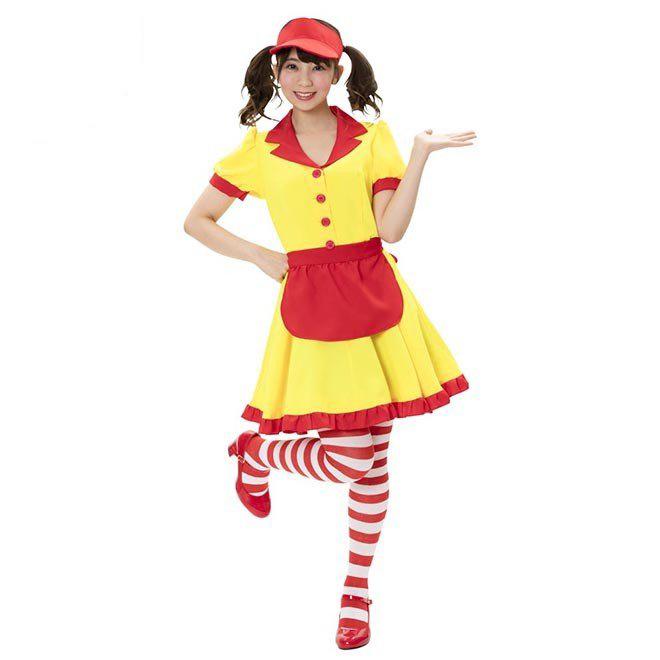 Vanityme ファストフードガール コスプレ マック店員 アメリカン