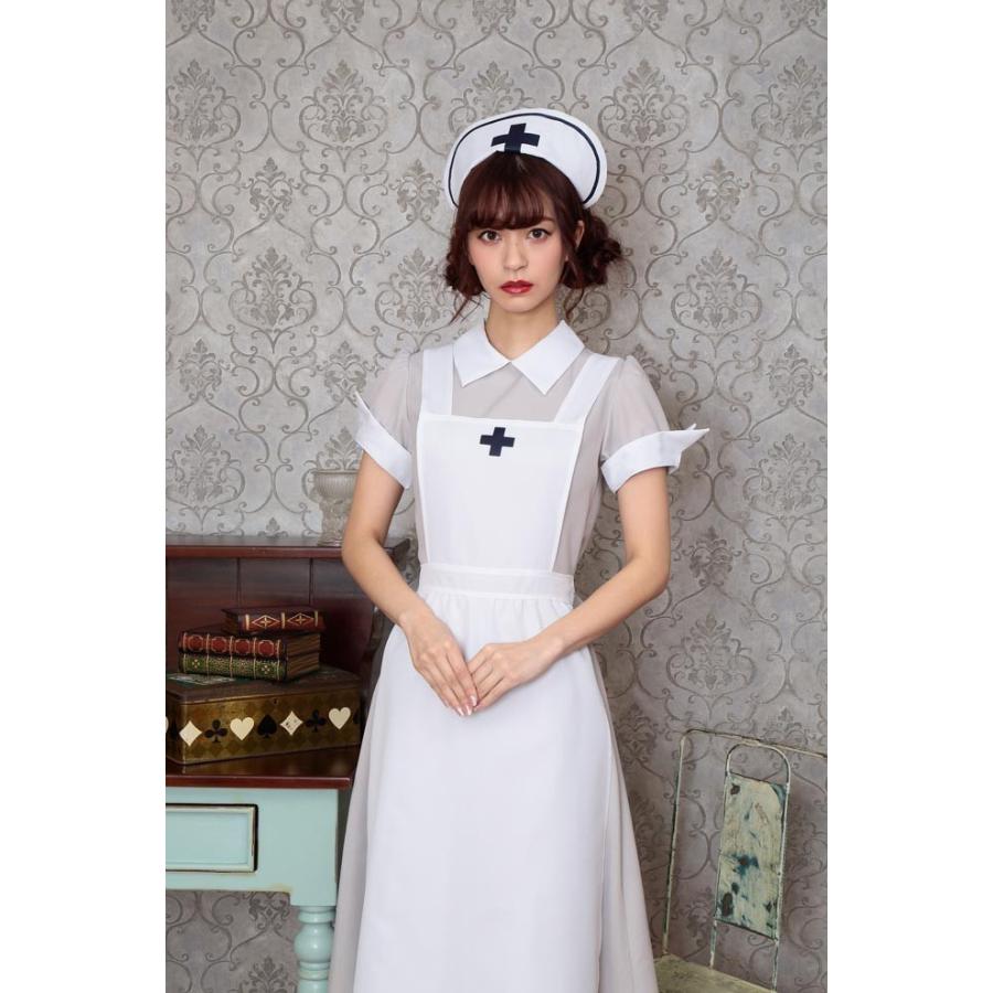 ハロウィン コスプレ クラシック ロング ナース ナース服 レトロ
