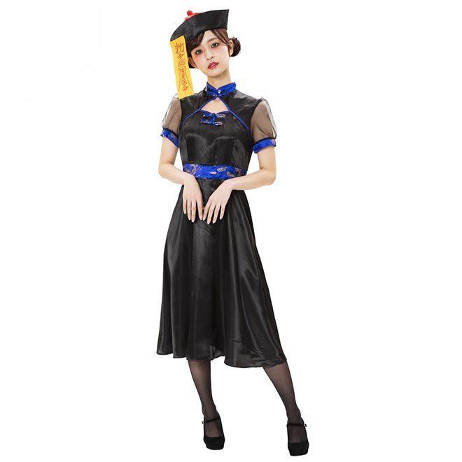 ハロウィン コスプレ キョンシー チャイナ チャイナ服