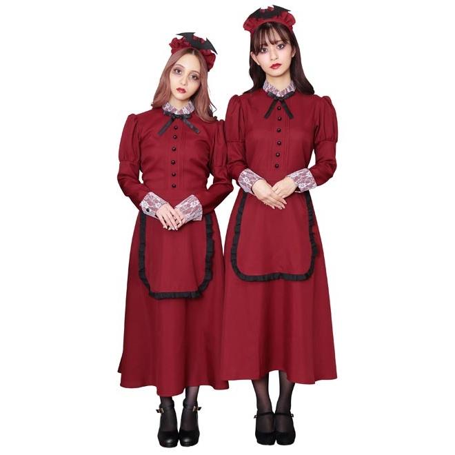 【レア完売品 数量限定版】洋館メイド ハロウィン  コスプレ コスプレ メイド ハロウィン 洋館メイド レディース