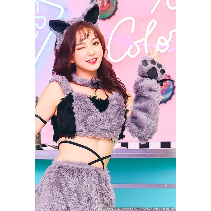 ハロウィン コスプレ オオカミ 狼 おおかみ ウルフ シルバー