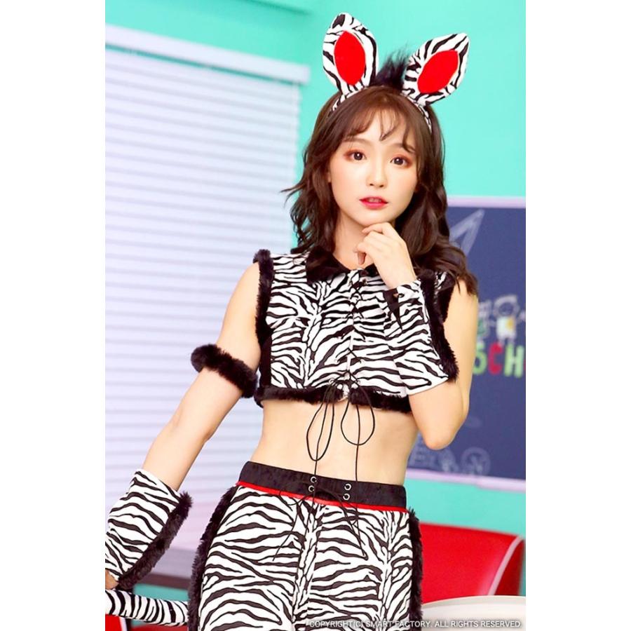 Malymoon シマウマ コスプレ アニマル ハロウィン コスプレ ゼブラ カウボーイ シマウマ しまうま